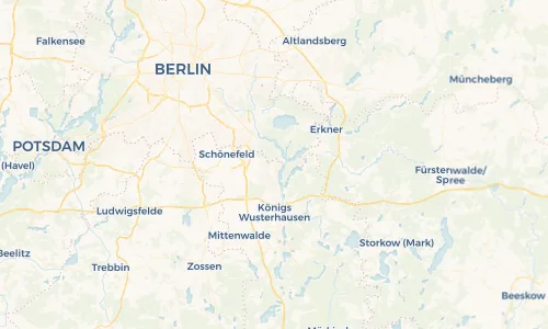 Regenradar Vorschaubild - Aktuelle Niederschläge in Eichwalde und Umgebung