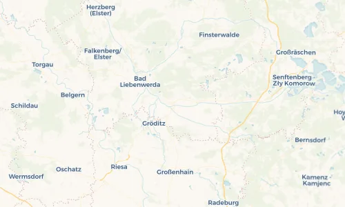 Regenradar Vorschaubild - Aktuelle Niederschläge in Elsterwerda und Umgebung