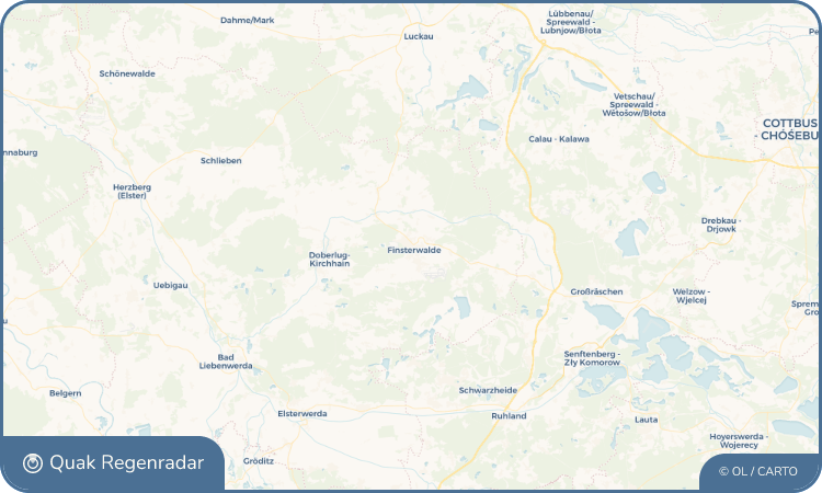 Regenradar-Widget für Finsterwalde