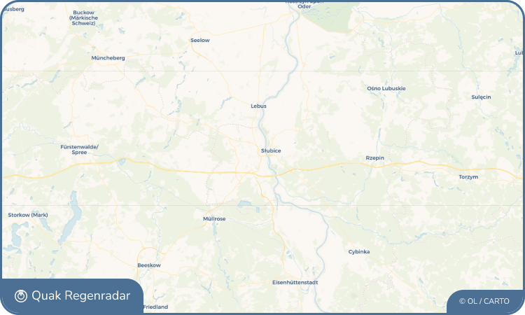 Quak Regenradar-Widget Frankfurt (Oder)