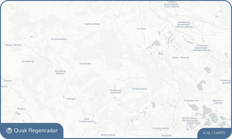 Regenradar-Widget für Friedersdorf, Niederlausitz