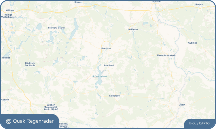 Quak Regenradar-Widget Friedland