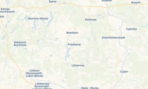 Regenradar Vorschaubild - Aktuelle Niederschläge in Friedland und Umgebung
