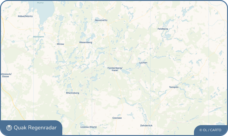 Quak Regenradar-Widget Fürstenberg/Havel