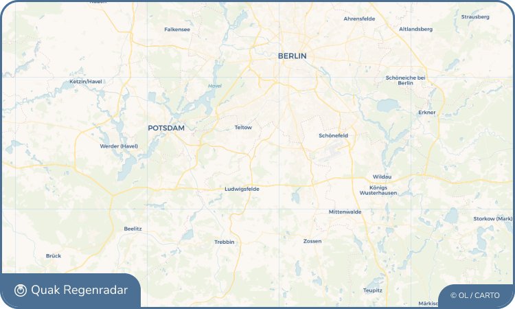 Regenradar-Widget für Großbeeren
