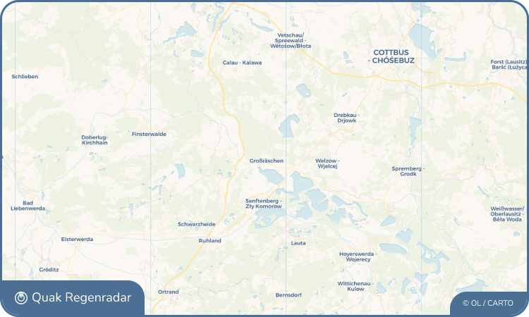 Quak Regenradar-Widget Großräschen