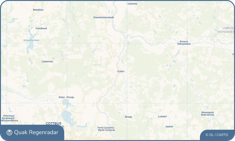 Regenradar-Widget für Guben
