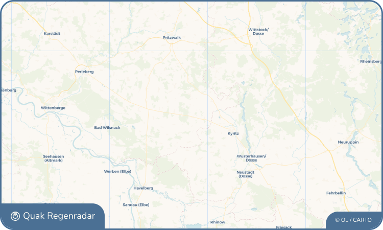 Regenradar-Widget für Gumtow
