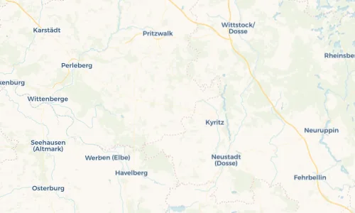 Regenradar Vorschaubild - Aktuelle Niederschläge in Gumtow und Umgebung