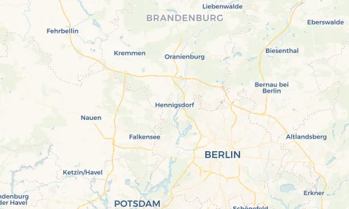 Regenradar Vorschaubild - Aktuelle Niederschläge in Hennigsdorf und Umgebung