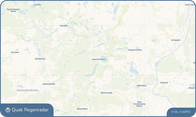 Regenradar-Widget für Joachimsthal