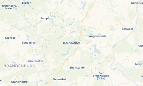 Regenradar Vorschaubild - Aktuelle Niederschläge in Joachimsthal und Umgebung