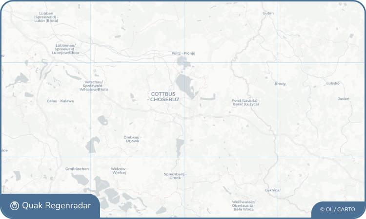 Regenradar-Widget für Kahren - Kórjeń