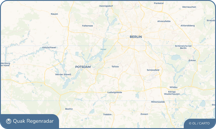 Regenradar-Widget für Kleinmachnow