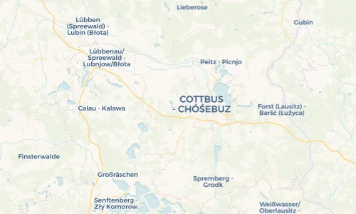 Regenradar Vorschaubild - Aktuelle Niederschläge in Kolkwitz - Gołkojce und Umgebung