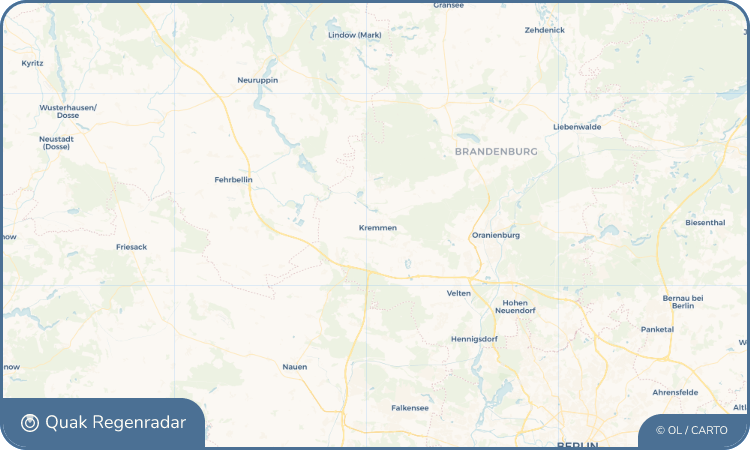 Quak Regenradar-Widget Kremmen