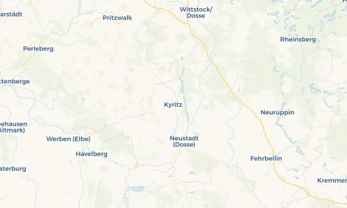 Regenradar Vorschaubild - Aktuelle Niederschläge in Kyritz und Umgebung