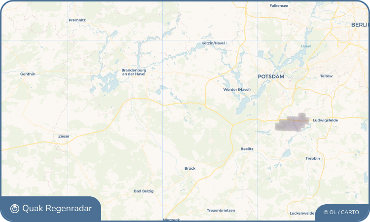 Quak Regenradar-Widget Lehnin