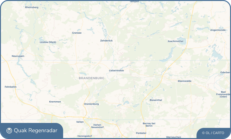 Regenradar-Widget für Liebenwalde