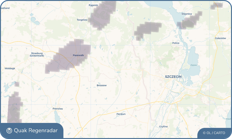Quak Regenradar-Widget Löcknitz