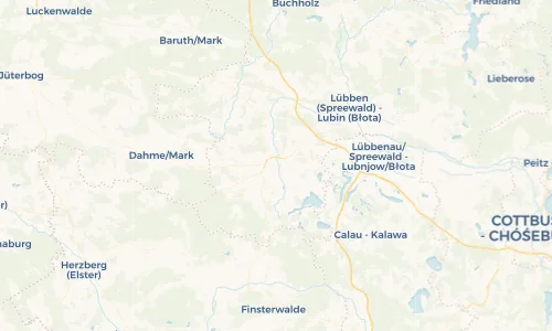 Regenradar Vorschaubild - Aktuelle Niederschläge in Luckau und Umgebung