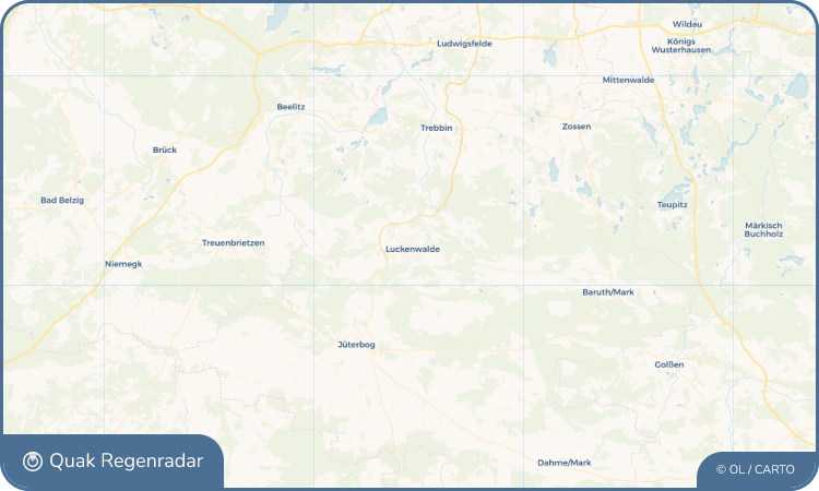 Quak Regenradar-Widget Luckenwalde