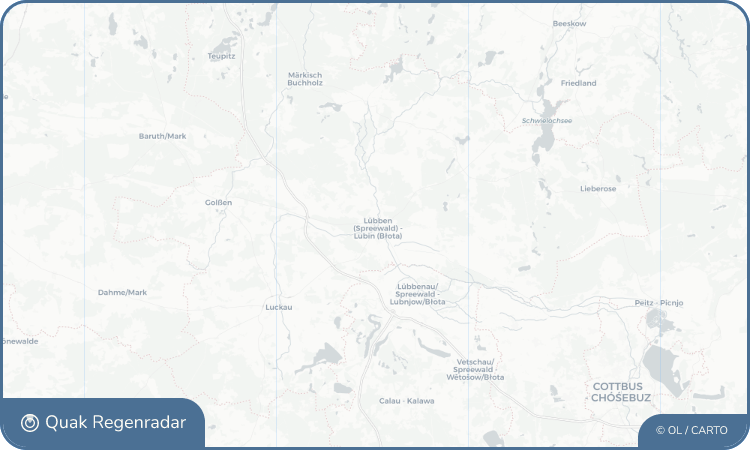 Regenradar-Widget für Lübben (Spreewald) - Lubin (Błota)