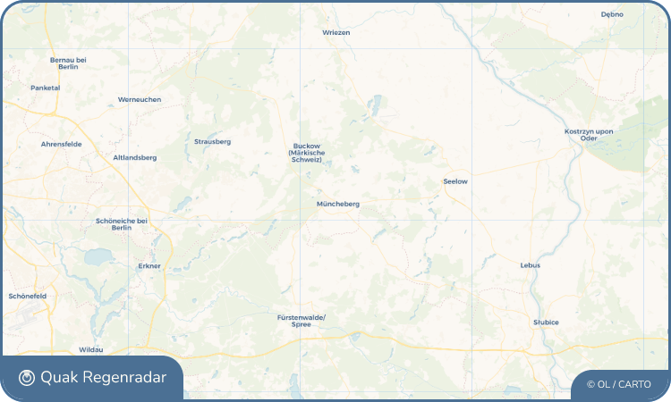 Quak Regenradar-Widget Müncheberg