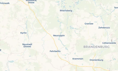 Regenradar Vorschaubild - Aktuelle Niederschläge in Neuruppin und Umgebung