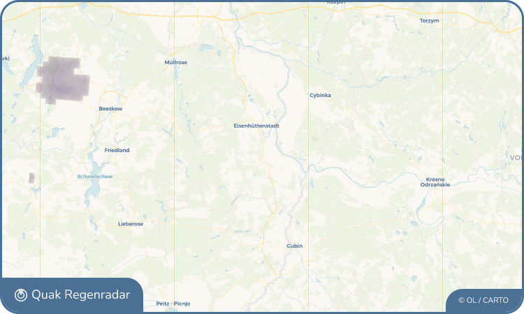 Quak Regenradar-Widget Neuzelle