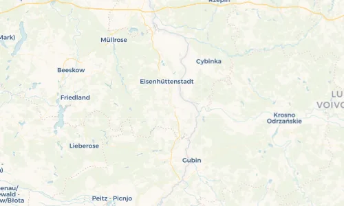 Regenradar Vorschaubild - Aktuelle Niederschläge in Neuzelle und Umgebung