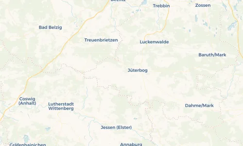 Regenradar Vorschaubild - Aktuelle Niederschläge in Niedergörsdorf und Umgebung