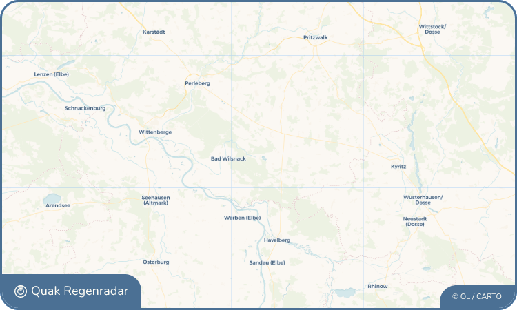 Regenradar-Widget für Plattenburg
