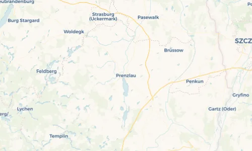 Regenradar Vorschaubild - Aktuelle Niederschläge in Prenzlau und Umgebung