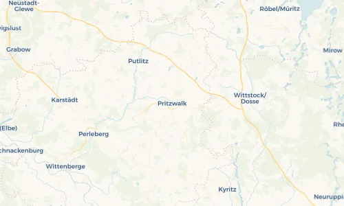 Regenradar Vorschaubild - Aktuelle Niederschläge in Pritzwalk und Umgebung