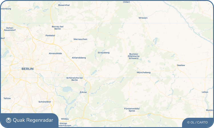 Regenradar-Widget für Rehfelde