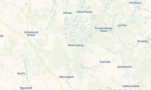 Regenradar Vorschaubild - Aktuelle Niederschläge in Rheinsberg und Umgebung