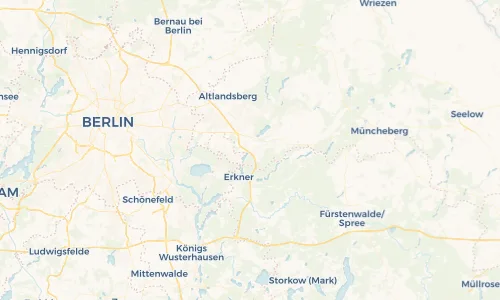 Regenradar Vorschaubild - Aktuelle Niederschläge in Rüdersdorf bei Berlin und Umgebung
