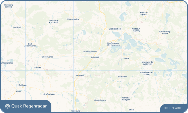 Regenradar-Widget für Ruhland