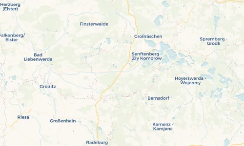 Regenradar Vorschaubild - Aktuelle Niederschläge in Ruhland und Umgebung
