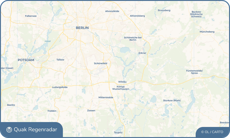 Quak Regenradar-Widget Schulzendorf