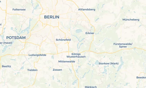 Regenradar Vorschaubild - Aktuelle Niederschläge in Schulzendorf und Umgebung