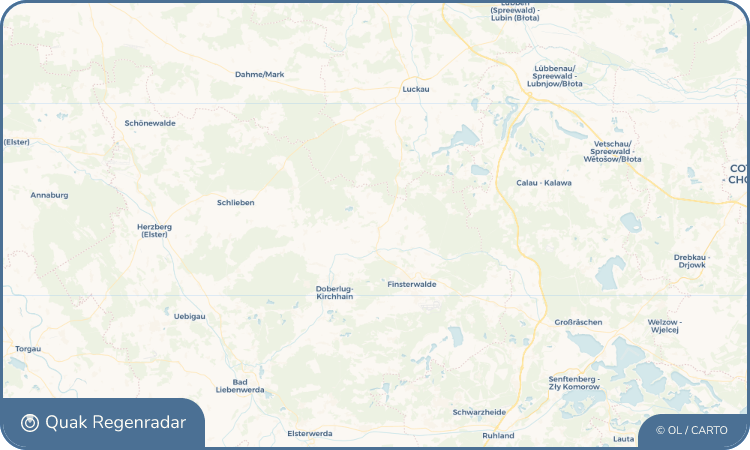 Quak Regenradar-Widget Sonnewalde