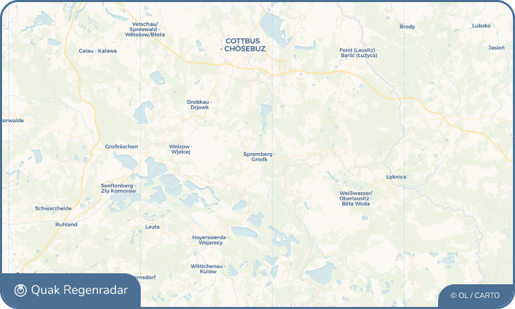 Quak Regenradar-Widget Spremberg - Grodk