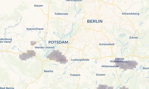 Regenradar Vorschaubild - Aktuelle Niederschläge in Stahnsdorf und Umgebung
