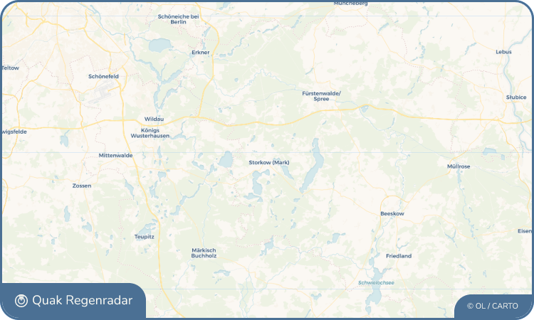 Regenradar-Widget für Storkow (Mark)