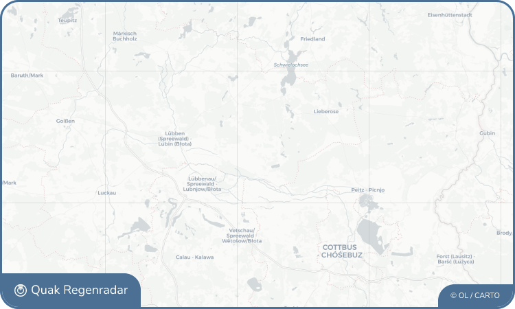 Regenradar-Widget für Straupitz (Spreewald)/Tšupc (Błota)