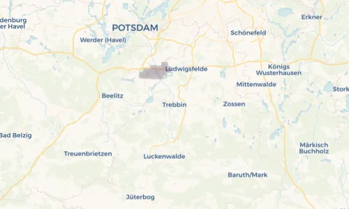 Regenradar Vorschaubild - Aktuelle Niederschläge in Trebbin und Umgebung