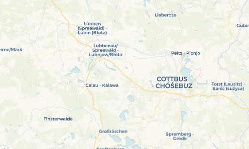Regenradar Vorschaubild - Aktuelle Niederschläge in Vetschau/Spreewald - Wětošow/Błota und Umgebung