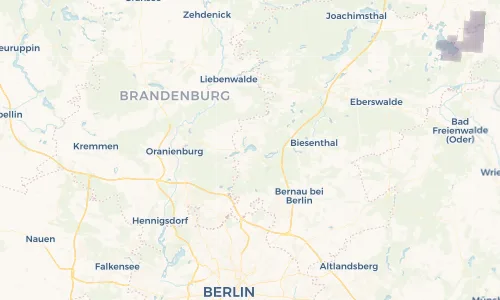 Regenradar Vorschaubild - Aktuelle Niederschläge in Wandlitz und Umgebung